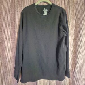 Men's XL Realtree Black Thermal Long Sleeve Shirt